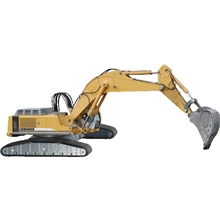 Siku 1:87 Liebherr Hydraulisk Gravko 1874