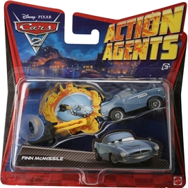 Biler 2 Car w Launcher - Finn McMissile