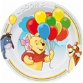 Peter Plys Balloons Flad Tallerken