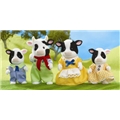 Sylvanian Families Friesian Cow Family