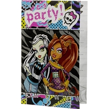 Monster High Invitationskort