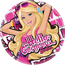 Barbie Paptallerkener, 10 stk.