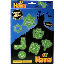Hama Perlesæt 3414 - Glow in the Dark