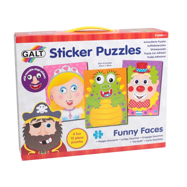 Funny Faces Sticker Puzzles (Billede 1 af 6)