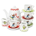Pippi Kaffeservice Porcelæn, 12 Dele