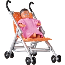 Lundby Småland Klapvogn og Baby