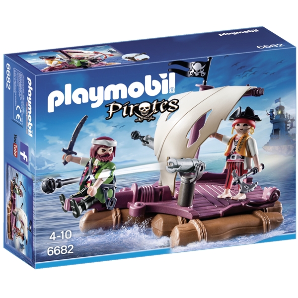 6682 Playmobil Pirat Tømmerflåde (Billede 1 af 2)