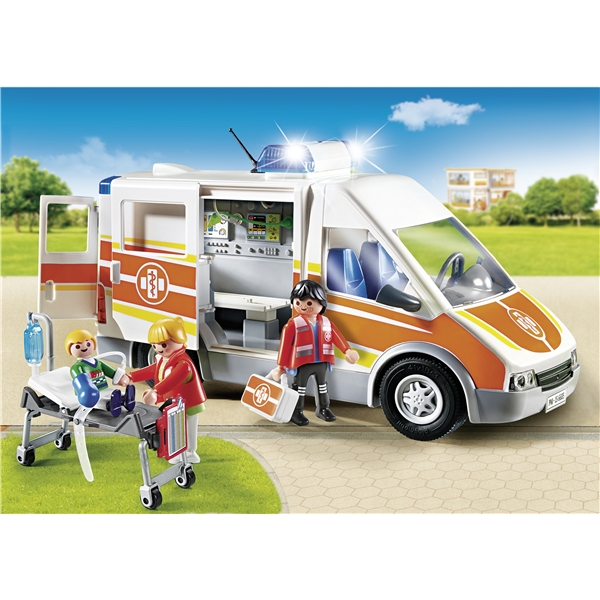 6685 Playmobil Ambulance med Lys og Sirene (Billede 2 af 2)
