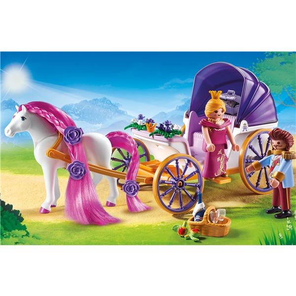 6856 Playmobil Kongeligt Par med Hestevogn (Billede 2 af 2)