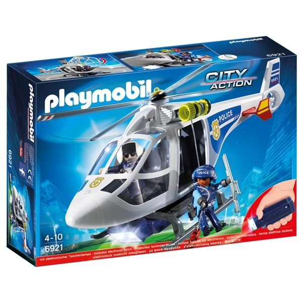 6921 Playmobil Politihelikopter med LED-søgelys (Billede 1 af 3)
