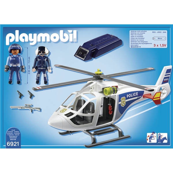 6921 Playmobil Politihelikopter med LED-søgelys (Billede 2 af 3)