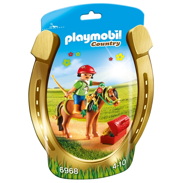 6968 Playmobil Rytter med Blomsterpony (Billede 1 af 3)