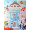 Crazy City - Male- og Stickersbog