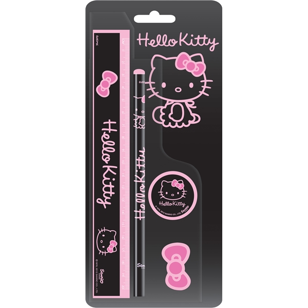 Hello Kitty Glitter Bow Skrivesæt
