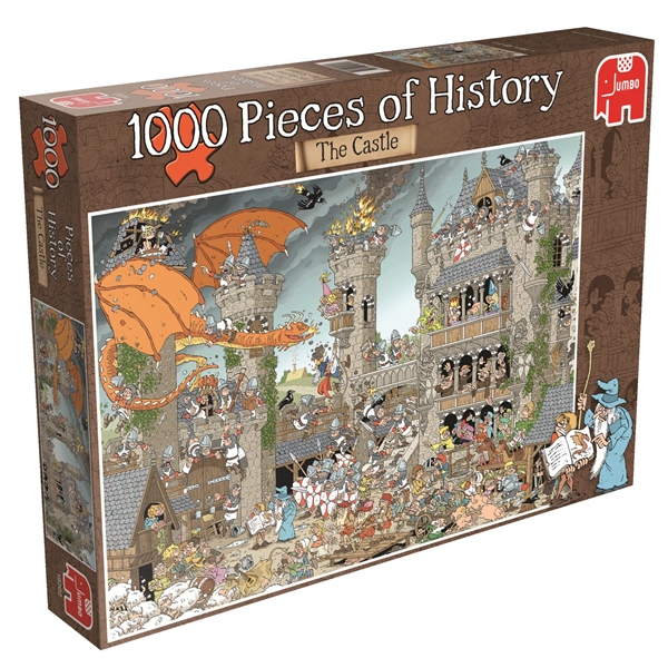 Puslespil 1000 Brikker Pieces of History Castle