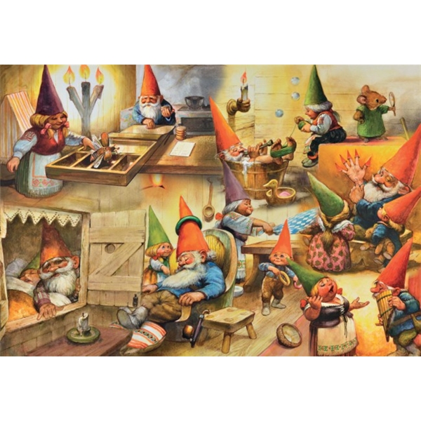 Puslespil 1000 Brikker At Home With The Gnomes (Billede 2 af 4)