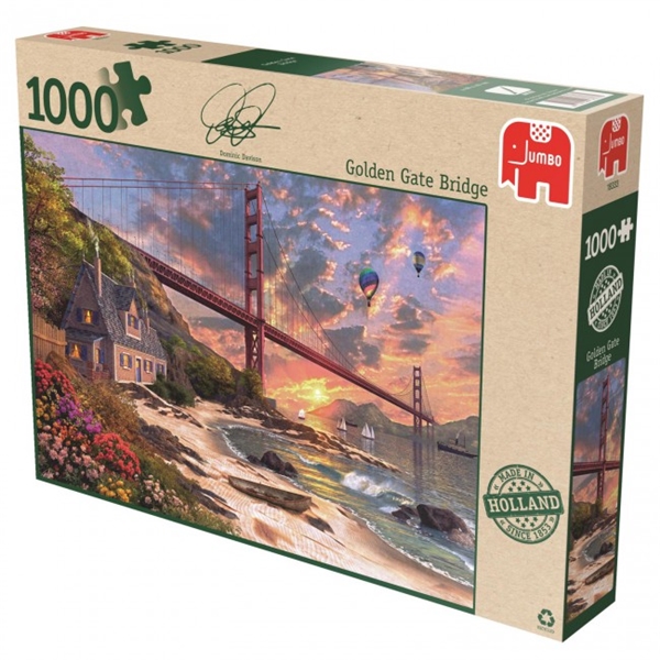 Puslespil 1000 Brikker Golden Gate Bridge (Billede 4 af 4)
