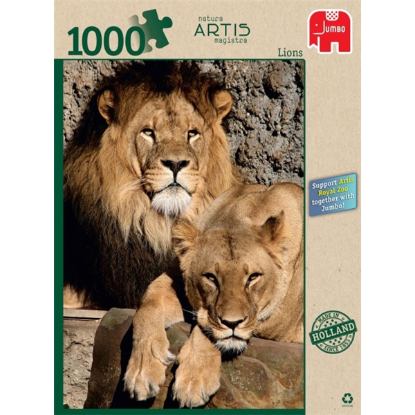 Puslespil 1000 Brikker Lions (Billede 1 af 4)