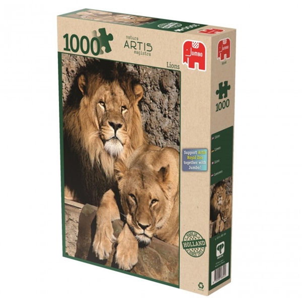 Puslespil 1000 Brikker Lions (Billede 4 af 4)