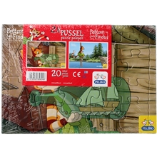 Peddersen & Findus Puslespil 20 br 2-p. Flaskeskib