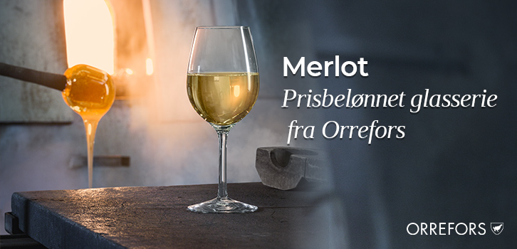 Kampagnepriser på glasserien Merlot fra Orrefors!