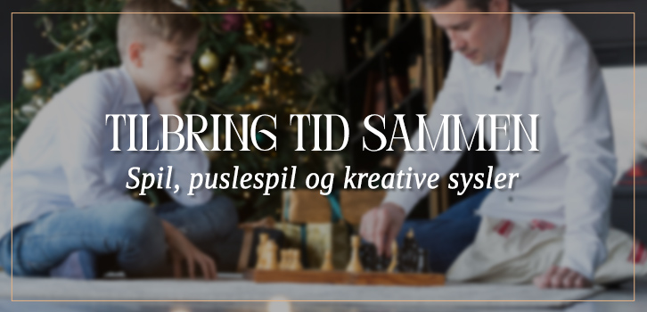 Spil, puslespil og kreative sysler