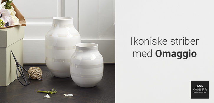 Kampagnepriser på hele Omaggio-serien fra Kähler!