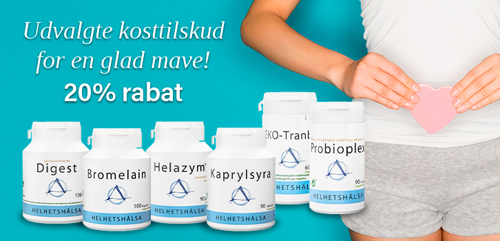 Udvalgte kosttilskud for en glad mave 