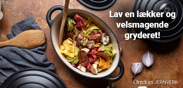 Kampagnepriser på støbejernsgryder fra Orrefors Jernverk!