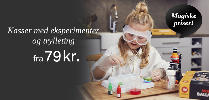 Seje tryllekunster og spændende eksperimenter!