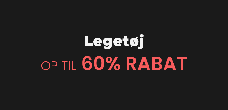 Legetøj - op til 60% rabat