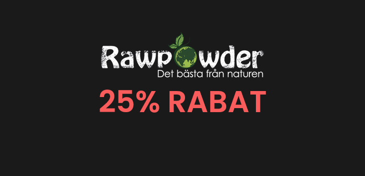 Rawpowder - 25% rabat!