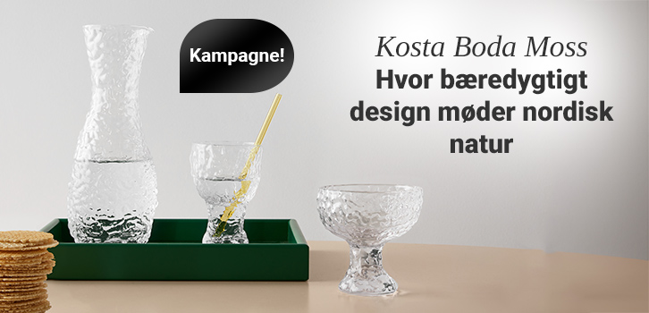 Kampagne på Kosta Boda Moss!