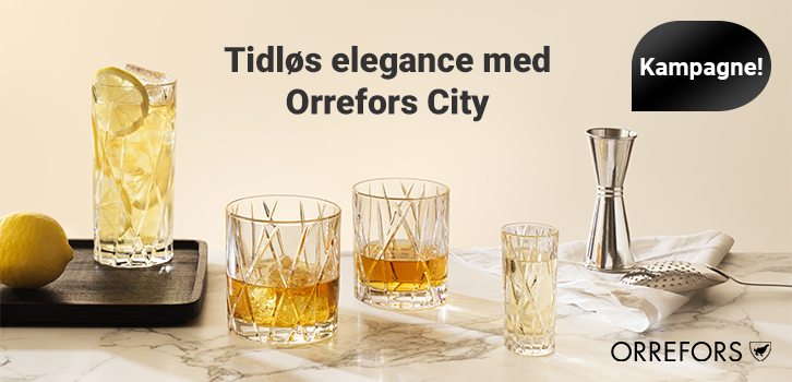 Kampagne på City-serien fra Orrefors!