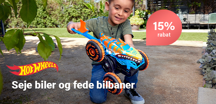 Få gang i legen med superseje Hot Wheels!