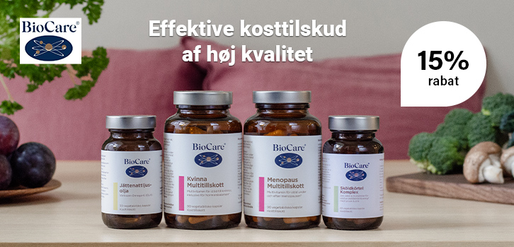 Effektive kosttilskud af høj kvalitet - 15% rabat!