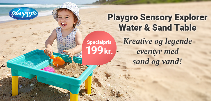 Playgro Sensory Explorer Water & Sand Table særpris: 199 kr