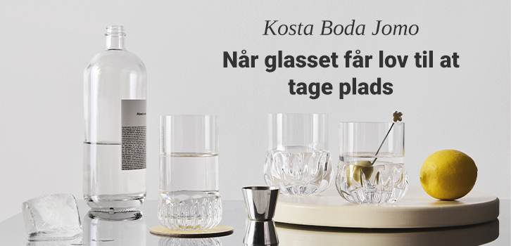 Kampagne på Kosta Boda Jomo glas!