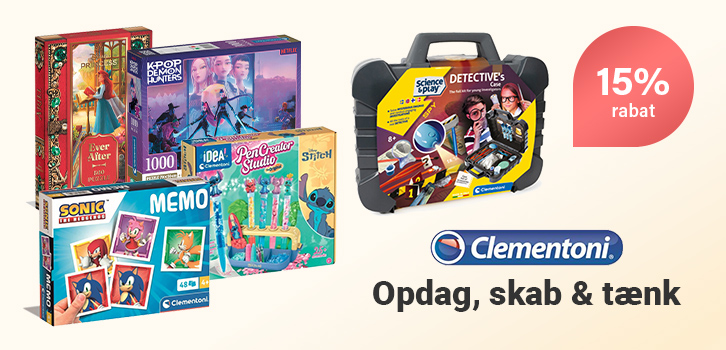 15% på Clementoni – Leg & lær!