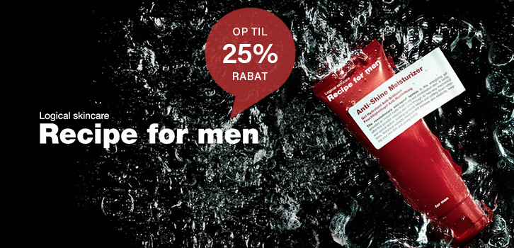 Recipe for Men - op til 25% rabat