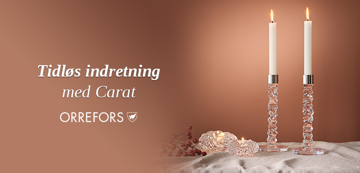 Kampagnepriser på Carat fra Orrefors!