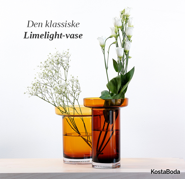 Kampagnepriser på Limelight-vasen fra Kosta Boda!