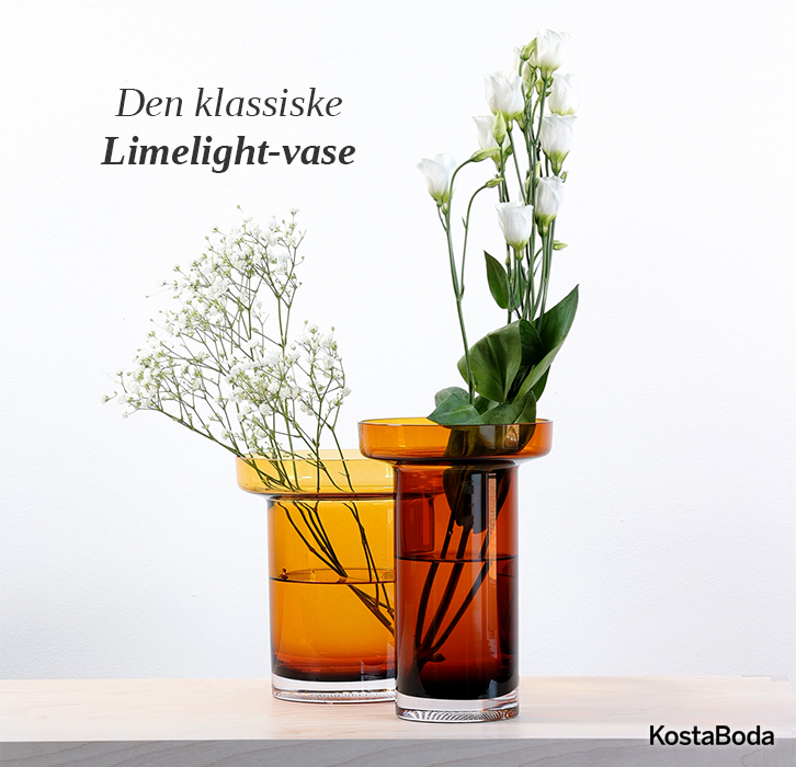 Op til 15% på Limelight-vasen fra Kosta Boda!
