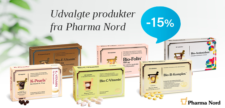 Udvalgte produkter fra Pharma Nord - 15% rabat