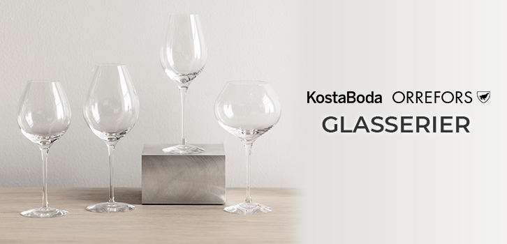 Glasserier fra Kosta Boda & Orrefors!