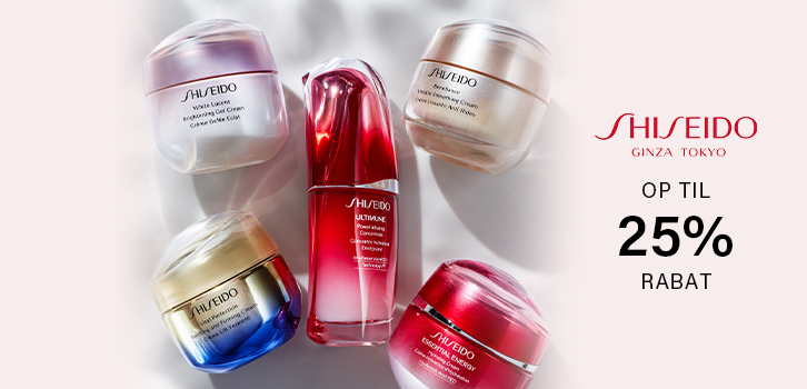 Shiseido - op til 20% rabat
