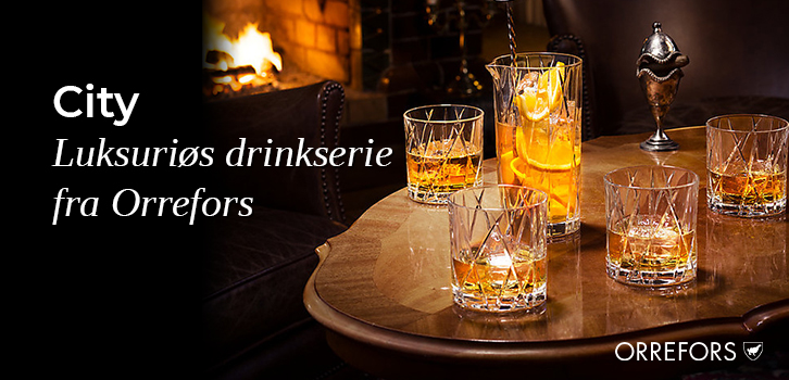 Kampagnepriser på City-serien fra Orrefors!