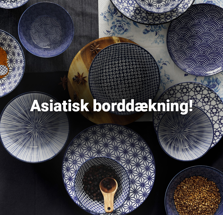 Asiatisk borddækning!
