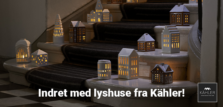 Urbania og Gingerbread huse fra Kähler!