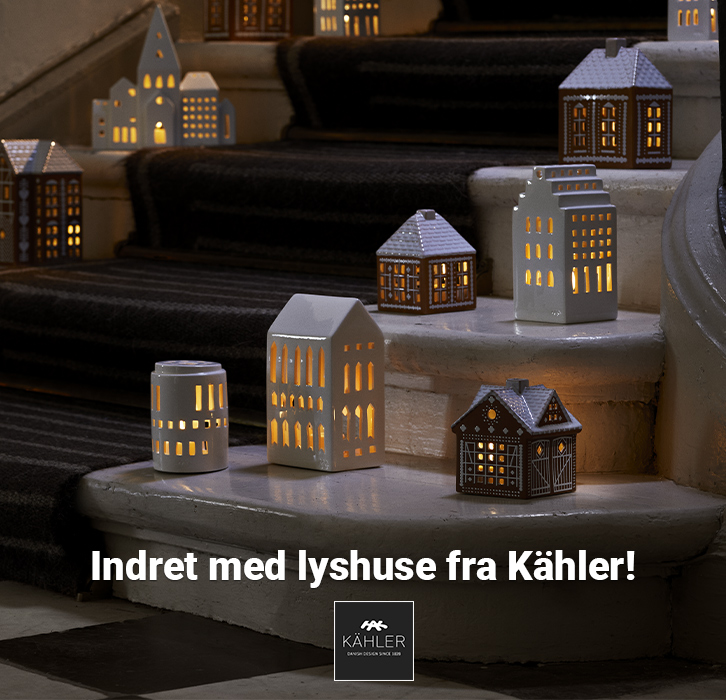 Urbania og Gingerbread huse fra Kähler!